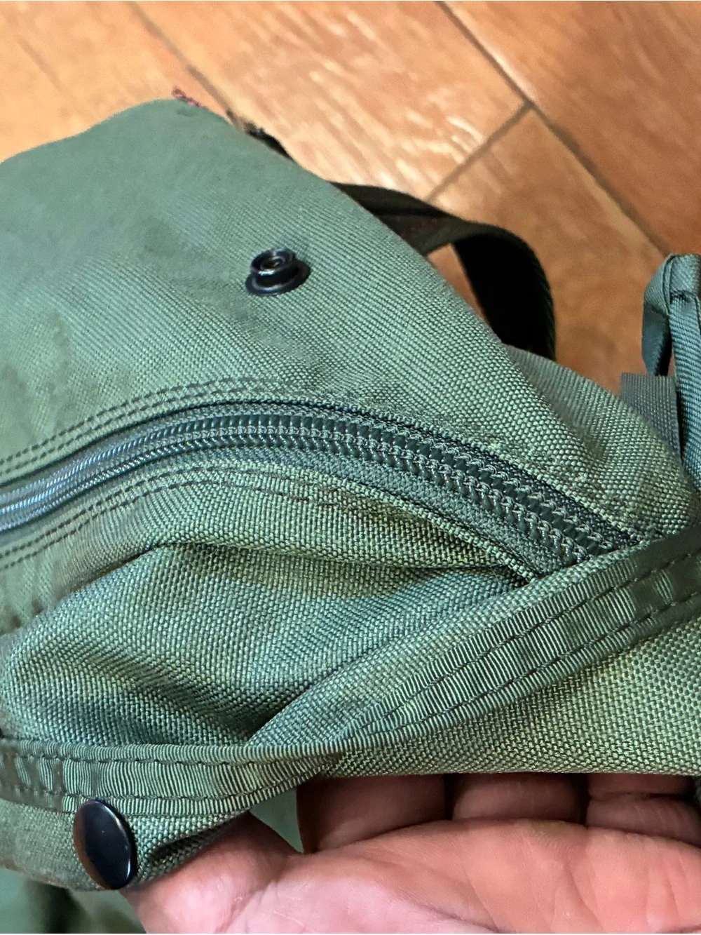 Flyer's Kit Bag US Military Issue Nylon Canvas OD Green Pilot Kitbag